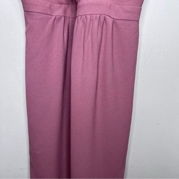 Park & Fifth Faux Wrap Vneck Maxi Dress Size 2 Bridesmaid Feminine Romantic - Picture 5 of 7